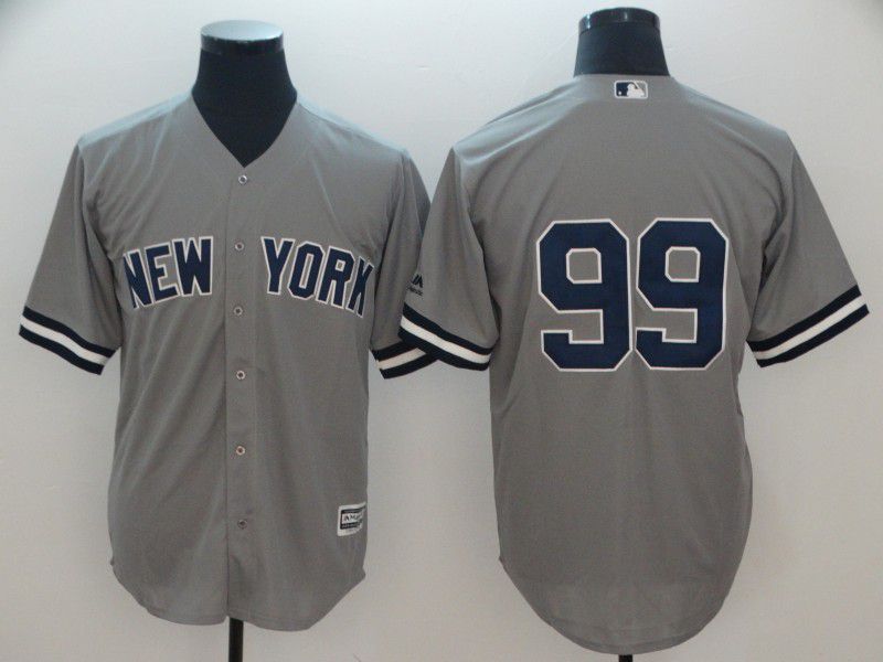 Men New York Yankees 99 Judge Grey Game MLB Jerseys